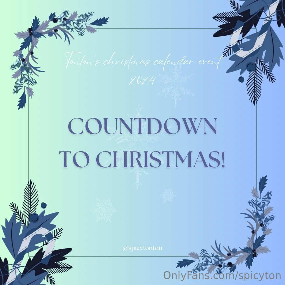 My christmas advent calendar event is starting today on my main page 