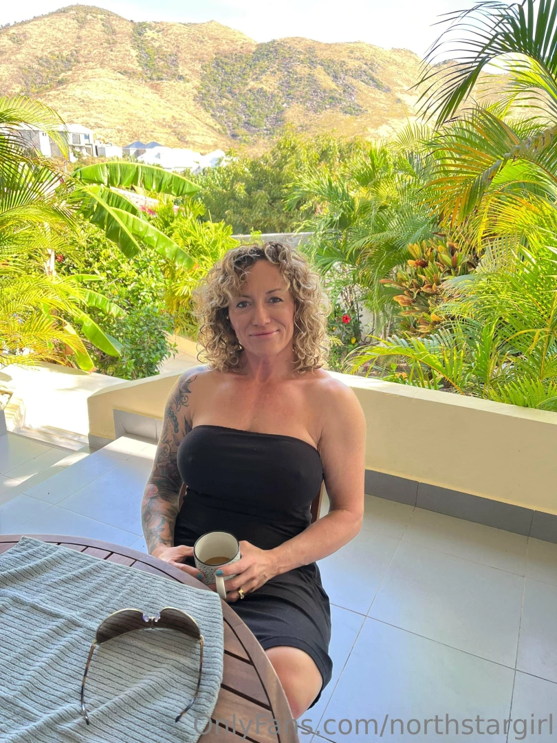 First morning coffee in paradise then on to the beach part 1 