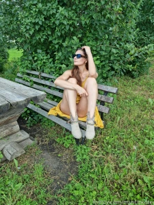 A huge gallery of me taking a naughty walk in a public park subscribe part 11