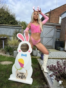 The easter bunny is getting ready