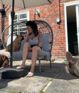 Enjoying my weekend with my babies