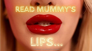Jerk along to mummy s juicy red lips giving you instructions on how