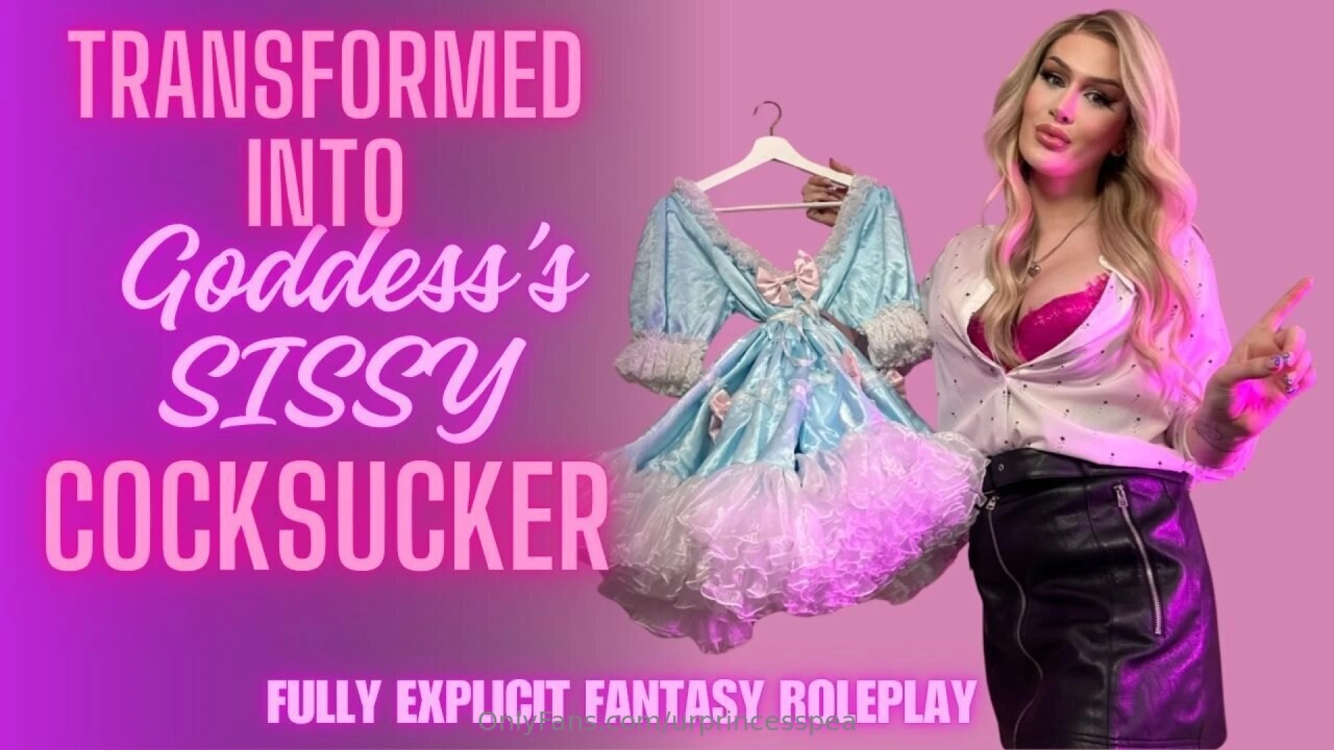Pov- stepmummy s sissy dress up and cock sucking in this 18 min long 