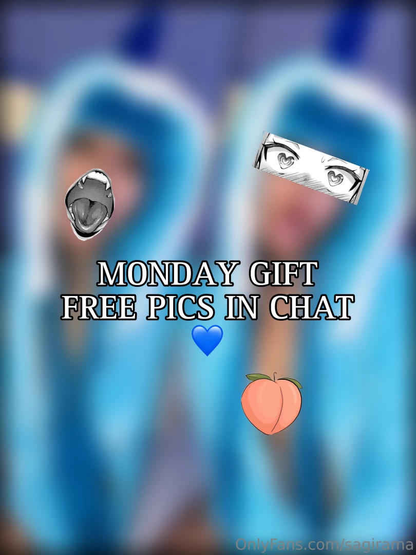 Like every monday you will get free pics in your dms exclusive for my 