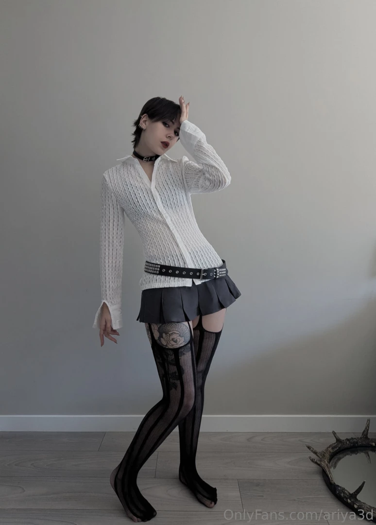 Want to see what s under this tiny little mini skirt scroll through to part 4 