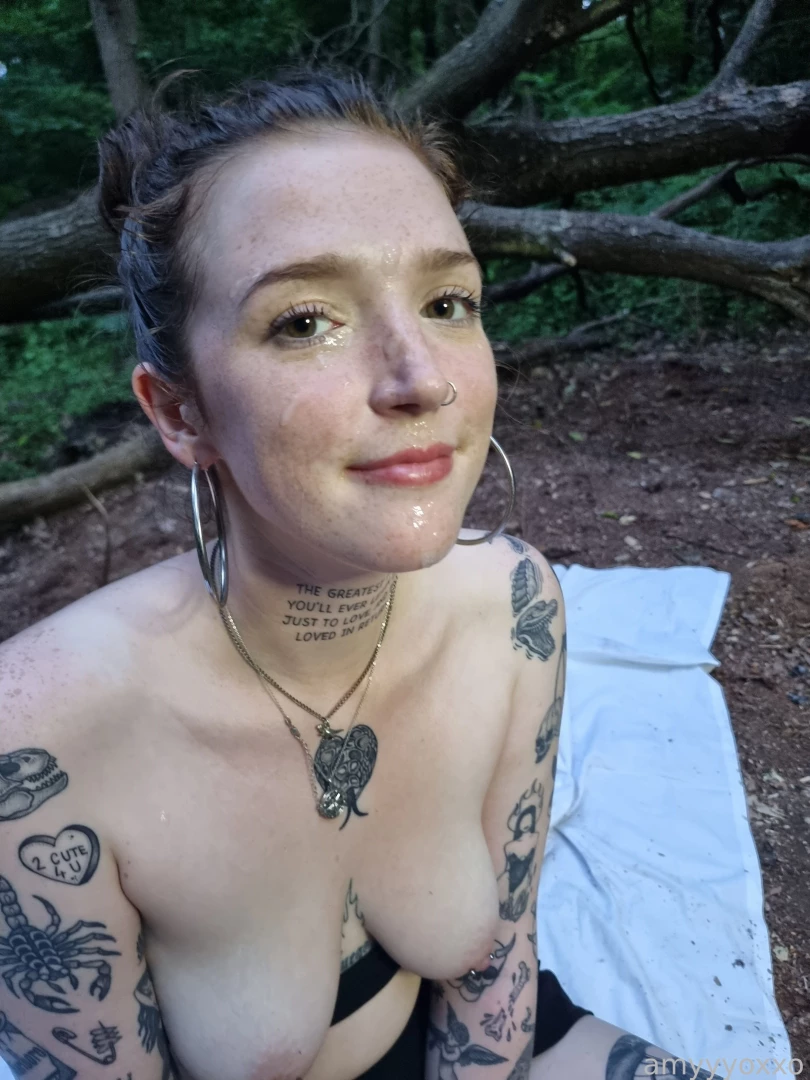 I hooked up with a guy and got covered in cum i walked back to the car 