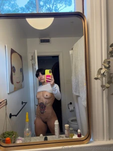 Dont look too closely at my mess taking a shower after my workout then part 1