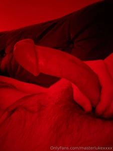 Look at this red hot devil dick