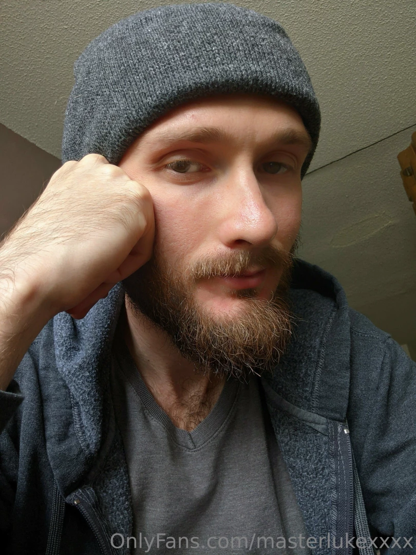 Pondering the mysteries of my fat cock 