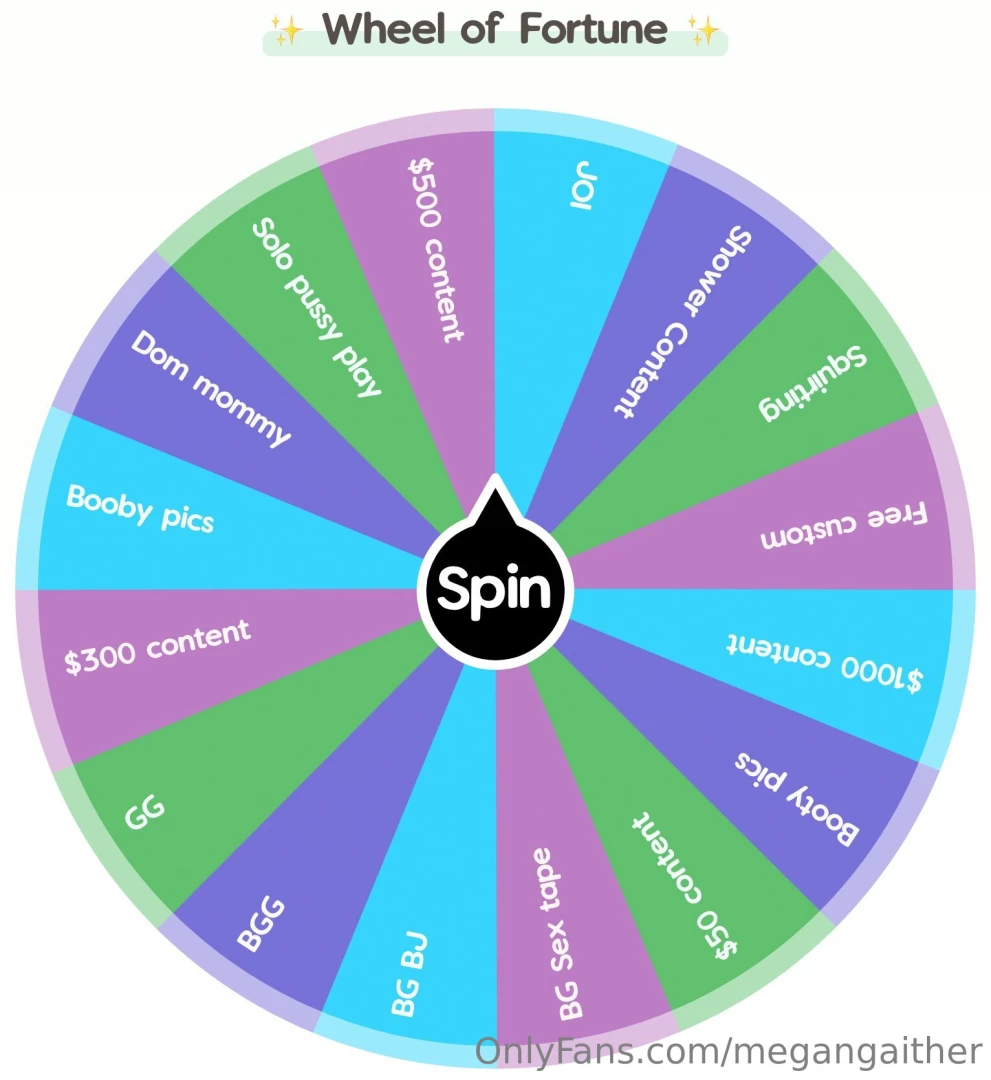 Lucky wheel spin do you want to see how lucky you are please tip 10 