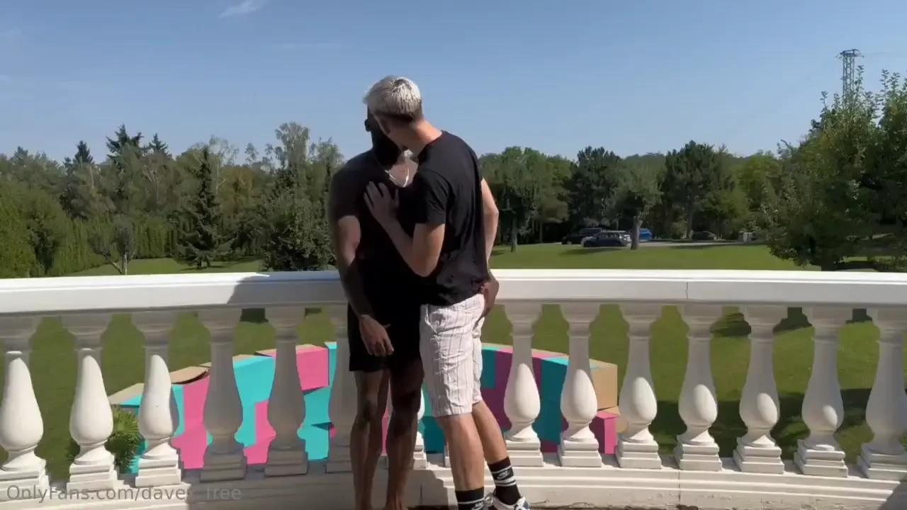 A simple terrace view turned into a full-on blow job session i started 