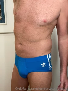 Blue adidas underwear gay sexy daddy underwear