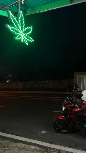 Night reveals its secrets in the deserted streets only the light of