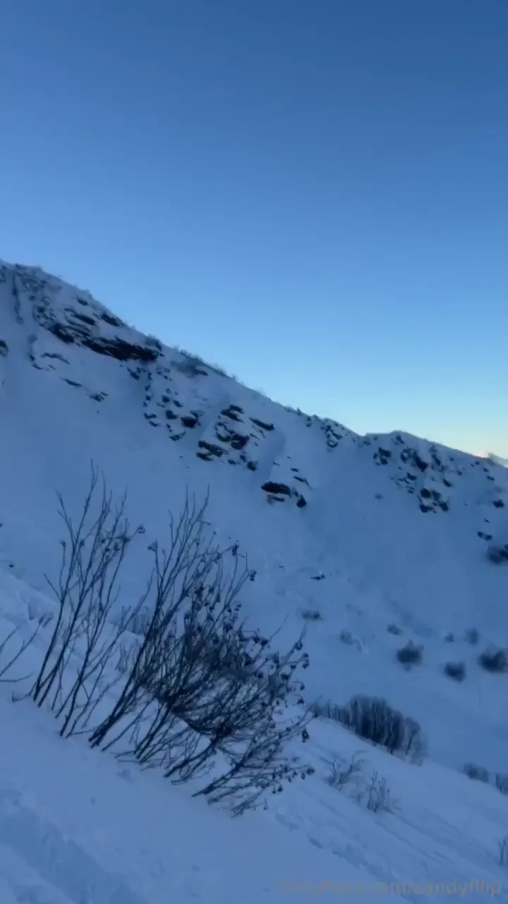 I want to share this magical winter view with you snow-white scenery 