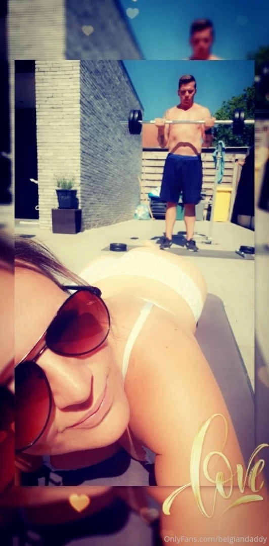 My wife was a bit of a distraction during my workout today https 