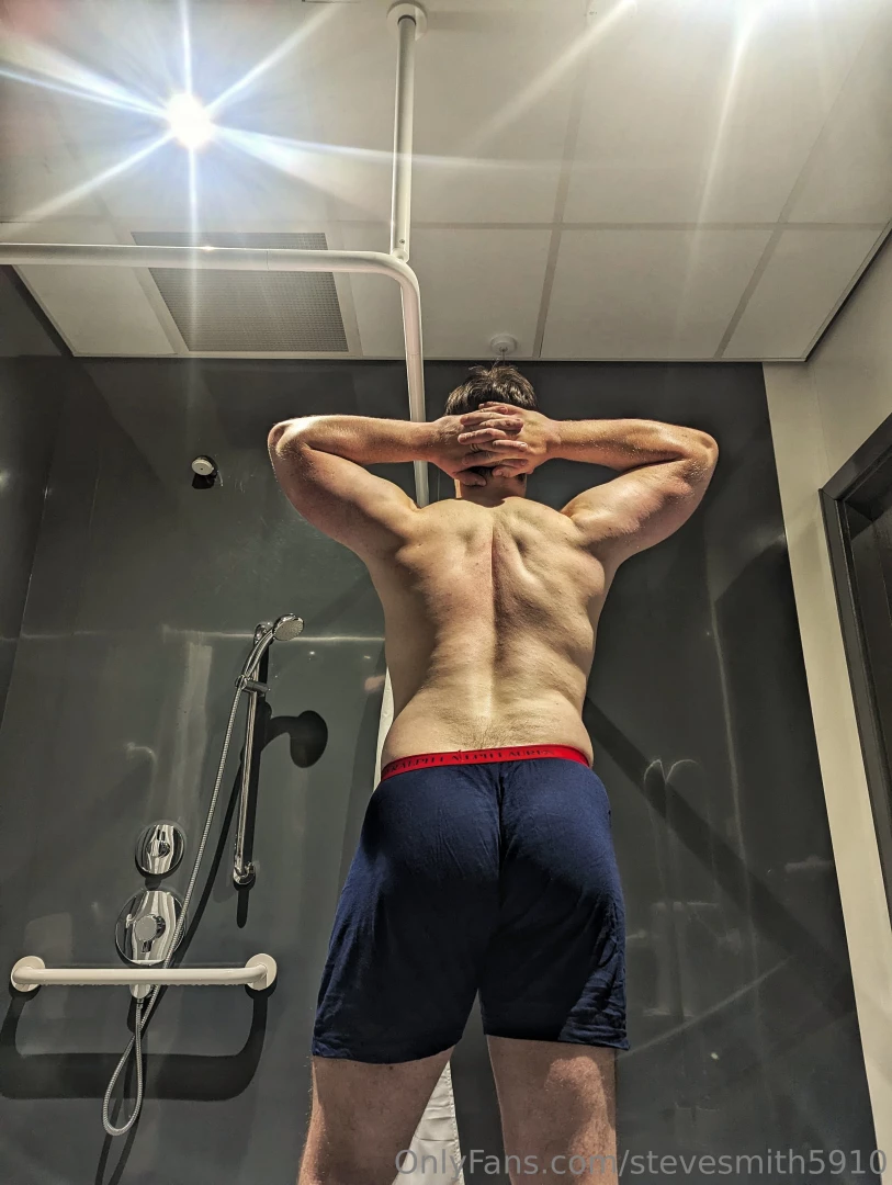 Took a steamy shower in the gym might even stream this weekend if part 3 
