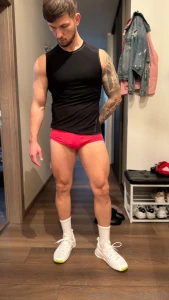 Insane home workout today but something happened after check your dm