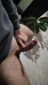 I love playing with my cock when it s fully shaved feels so good and part 2