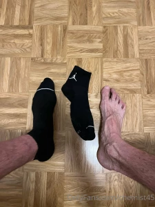 Getting socks off my feet after a long daaay exclusive video of socks