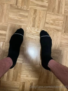 Getting socks off my feet after a long daaay exclusive video of socks part 1