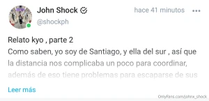 Resubi la segunda parte del relato con kyo en shockph onlyfans com