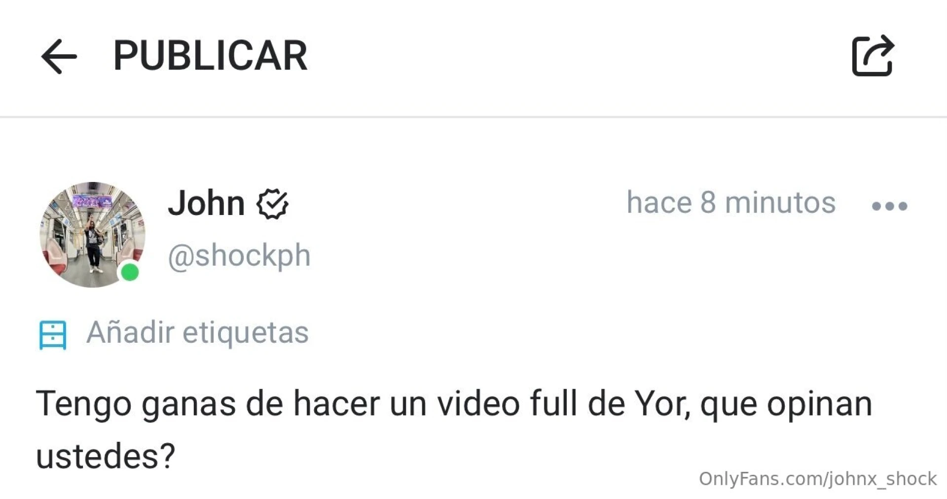Hola chicos les vengo a contar que me hice un of de pago llamado 