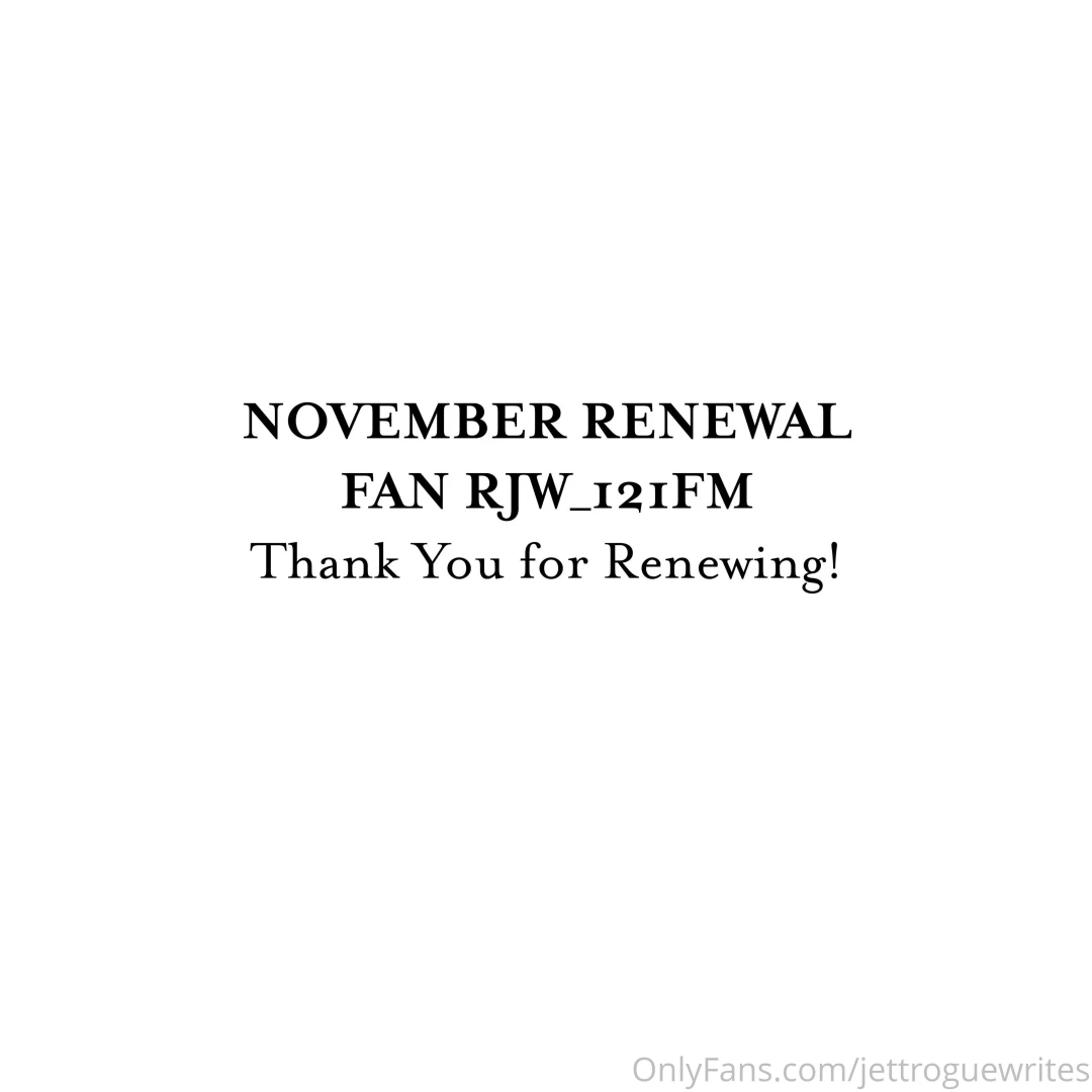 November2021 fanrequest roguefarts roguemacro thank you for renewing part 4 