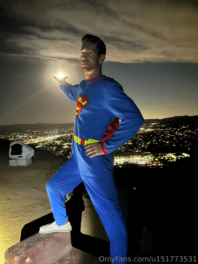 Having some fun night hiking 