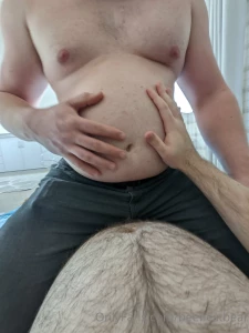 Having all this weight on me is so good