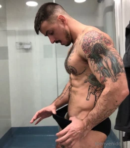 Markomx the sexiest and most tattooed lawyer in madrid markomx get part 1