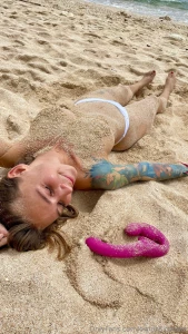 Guess what i was doing with this pink toy