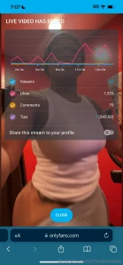 Thanks to the members who seen me live kisses