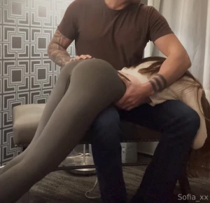 Screenshots of the new vid starting on leggings swipe to see them go part 4