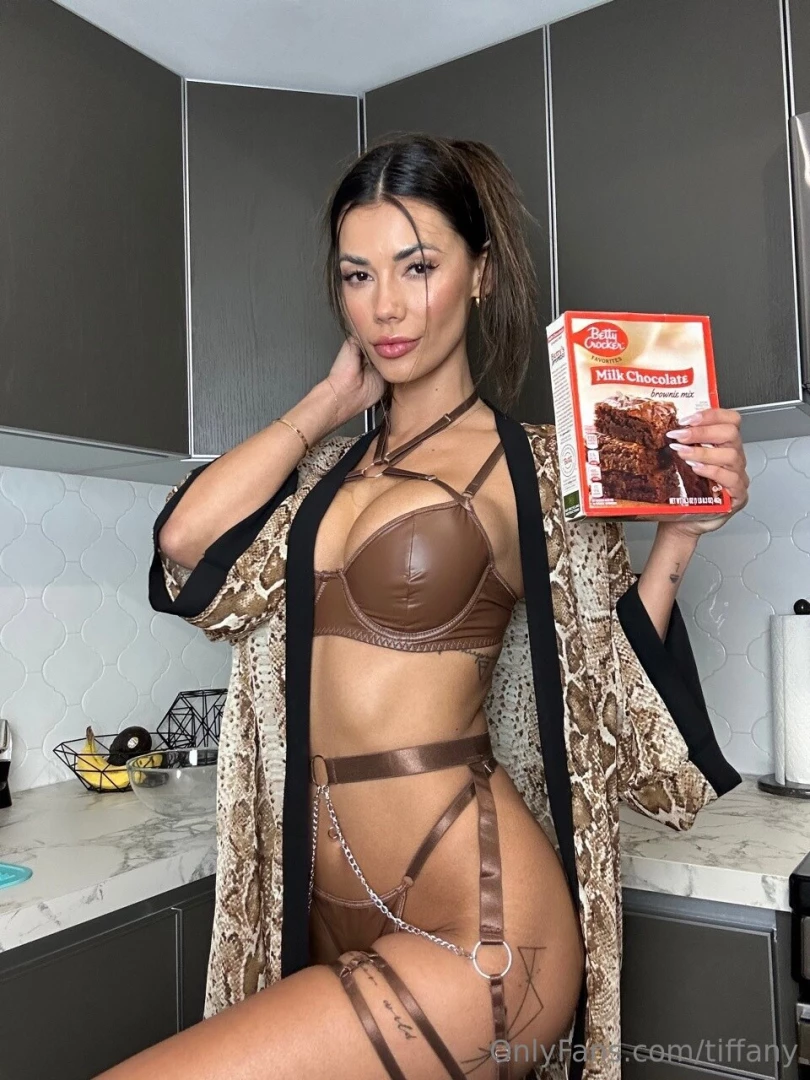 Baking brownies for my birthday 