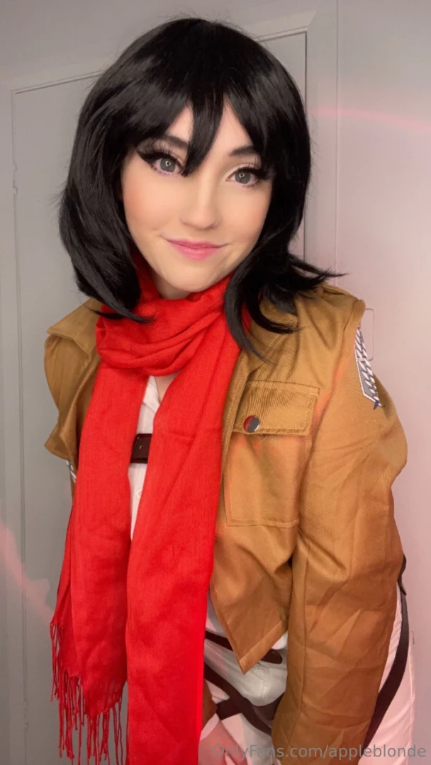 Mikasa i actually hated how i looked in this cosplay haha this will be part 3 