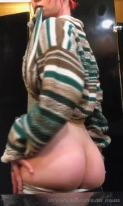 Flashing in a public restroom part 3