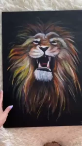 I just finished painting this picture and i want to share this moment