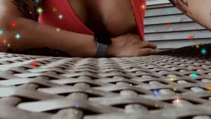 Just laying on the deck