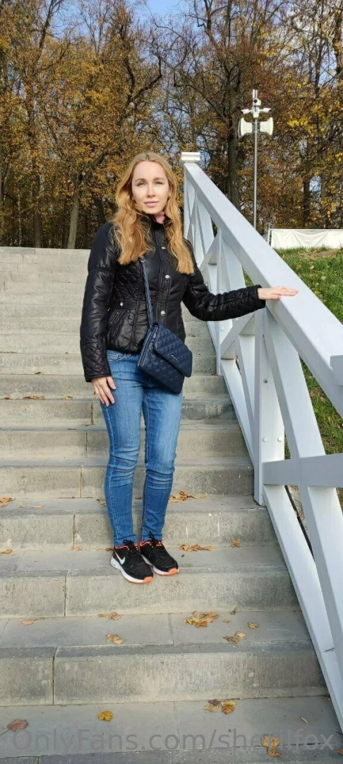 Walk in the autumn park 