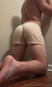 When i arched my underwear genuinely started ripping