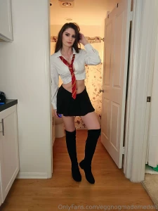 Love how this skirt shows off my legs i had to show you part 17