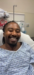 Lupe was in the hospital yesterday we thought he had a broken leg but part 1