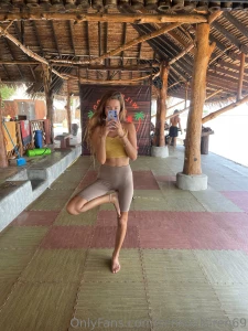 Starting the day with my sexyoga classes