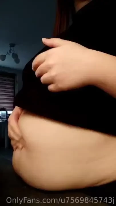 Throw my belly on the countertop and see what happens 