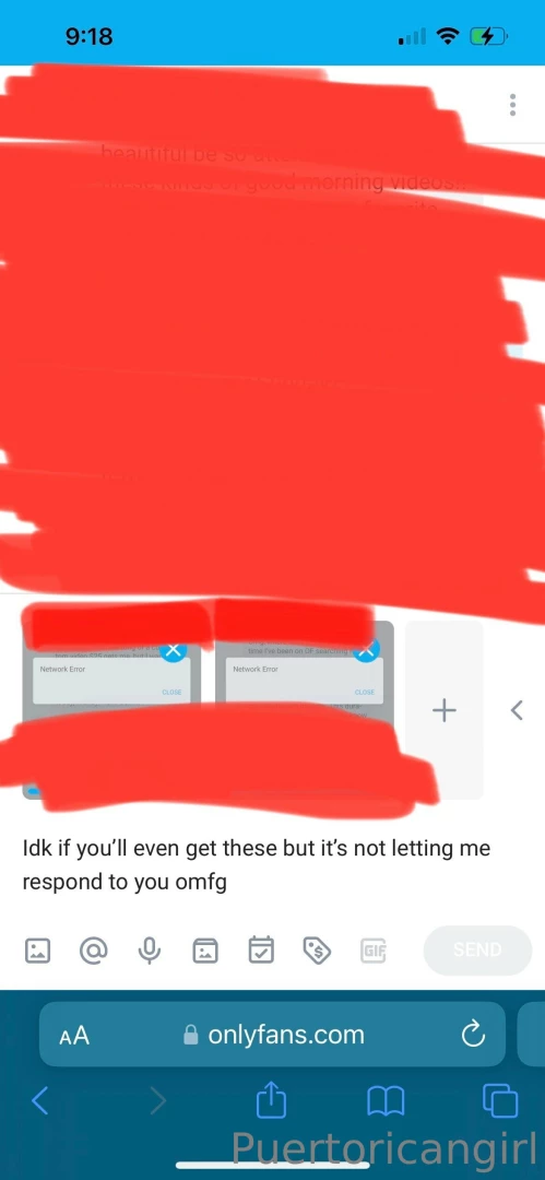 Responding to messages on here is going like this - i m not ignoring 