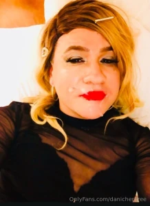 A little disheveled and a facial