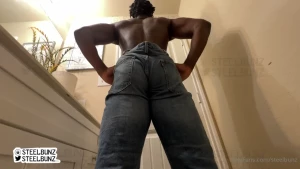 Torturing tiny with my jeans farts