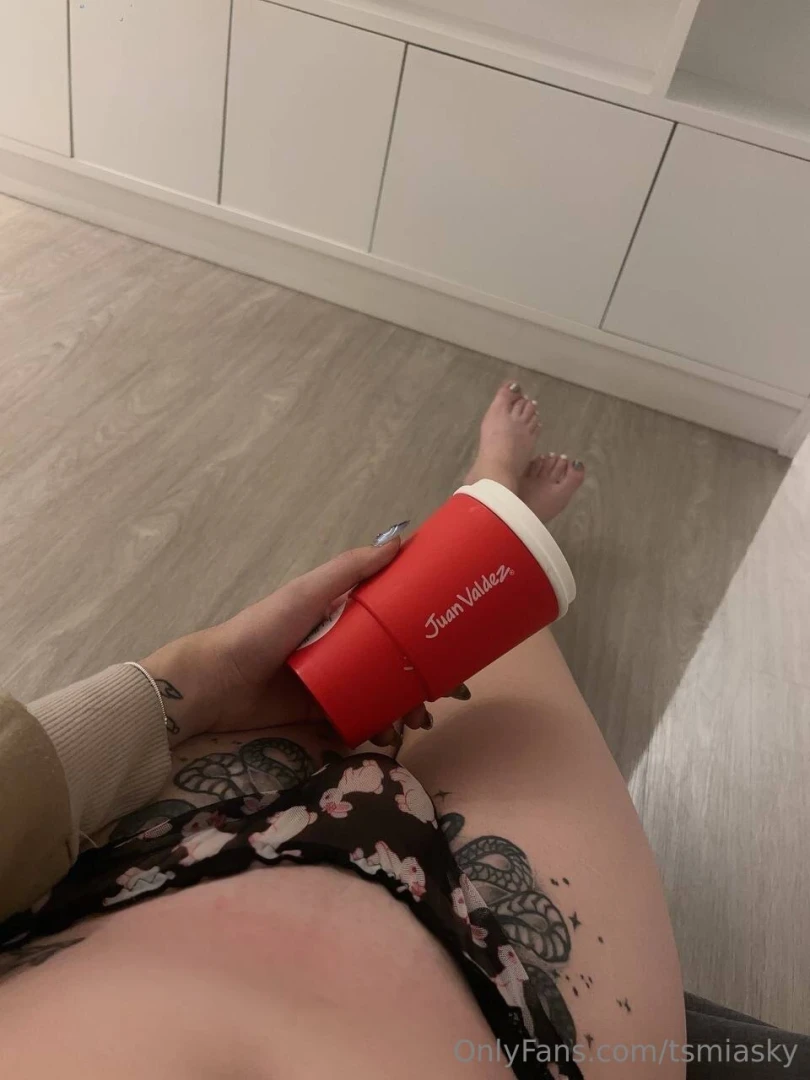 Coffee s covering a little secret but i m sure you ll figure it out 