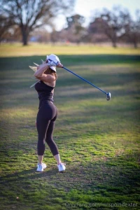 Simona04 is a huge golf player - swipe for her golfing pics the part 1
