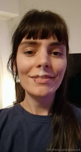 Cumstache after my facial 3